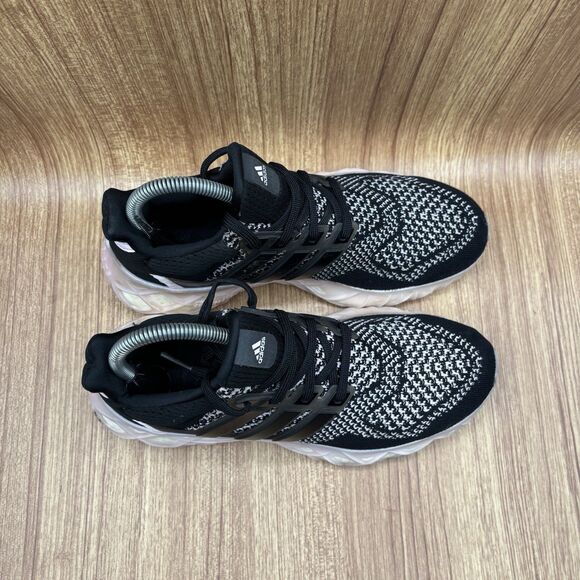 Adidas UltraBoost Web DNA Black Clear Pink Kid's 6.5 Or Women’s 7.5 Sneakers - Picture 9 of 11